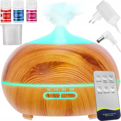 Produktbild von 4In1 Ultraschall-Befeuchter Aromatherapie, Ionisierung, Led, Fernbedienung