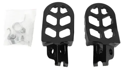 Image de Repose-pieds de moto en alliage d'aluminium antidérapants, réduisant la fatigue et offrant une meilleure adhérence, pour les modèles CR, CRF 125, 250, 500, 230 et 450R (motos tout-terrain)