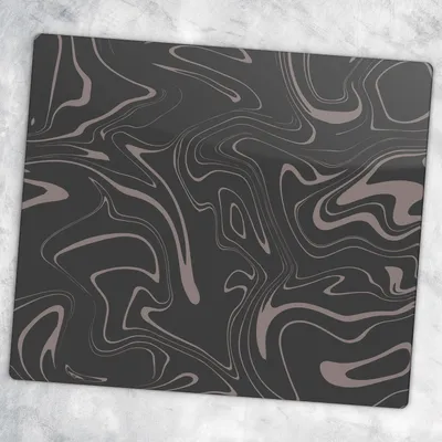 Produktbild von Glas-Herdabdeckplatten Glaskeramikkochfeld-Abdeckung Spritzschutz Glas 60 cm x 52 cm - Marmor