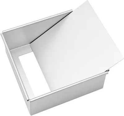 Obrázek produktu pro Čtvercová forma na pečení 21,8 x 21,8 cm - Profesionální hliníková forma s odnímatelným dnem