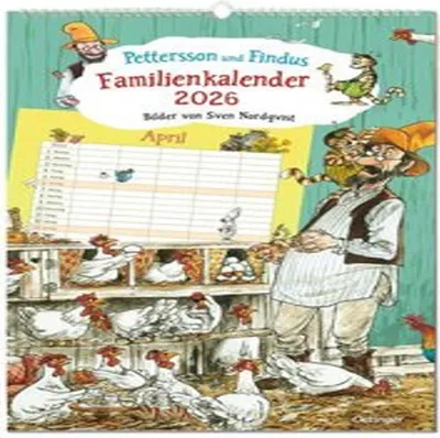 Produktbild von Pettersson und Findus. Familienkalender 2026