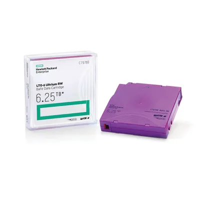 Produktbild von HP LTO-6 Ultrium RW, 12.65 mm, 846 m, 113 x 27.9 x 111 mm, 400 MB/s, Violett