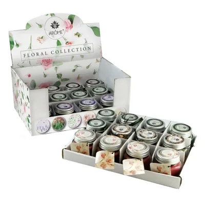 Obrázok produktu pre ARÔME Sada sviečok s prianím Floral, mix 6 vôní, 24 ks
