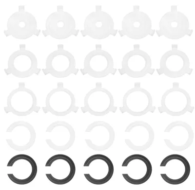 Immagine prodotto di Omgoods - 25 adattatori per lampade, compatibili con attacchi E27/E14/E26