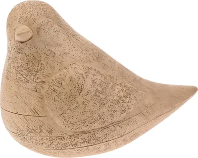 Image de Décoration Oiseau 14x7x11cm, naturel