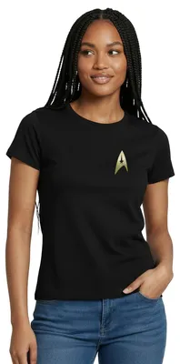 Produktbild von Spreadshirt Star Trek The Original Series Logo Frauen T-Shirt, L, Schwarz