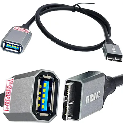 Produktbild von Micro USB 3.0 OTG Ladekabel Datenkabel für 2,5 Zoll externe Festplatte Notebook PC