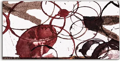 Produktbild von Coloray - Glasbild - 100x50 cm - Wandbild - Glasbilder - Wand Kunst Bild Abstraktion Malkreis