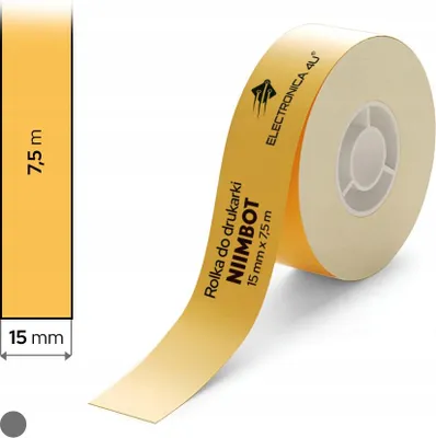 Image de Papier autocollant thermique pour imprimante Niimbot H1S 15 x 7,5 m