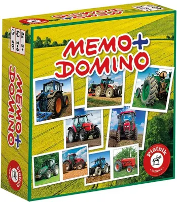 Immagine prodotto di Memo + Domino Traktoren (Kinderspiel)