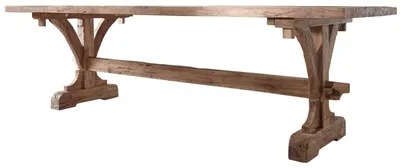 Produktbild von MASSIVMOEBEL24.DE Esstisch Teak 270x100x78 natur unbehandelt BASSANO #128