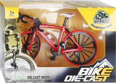 Produktbild von Miniatur Rennrad Spielzeug Fahrrad Rennsport 17cm Metall Modellauto