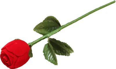 Produktbild von Ringbox Blumenform Straußform Rose Samt Ringschachtel, Geschenkbox Verlobung Ehering Boxen Schmuck - ROSABOX