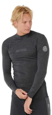 Produktbild von Rip Curl Dawn Patrol Perf Langarm-rash Guard Schwarz M Mann Schwarz M