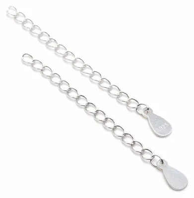 Produktbild von Vintageparts Verlängerungskette 925 Sterling Silber 4cm