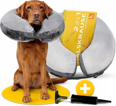 Produktbild von Tierhood Luftkragen Rettungskragen L mit Pumpe für Hunde