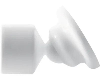 Produktbild von Halterung spirella Ø 25 mm weiß glänzend