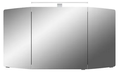 Produktbild von Spiegelschrank Cassca Sprint 120 x 17 x 72,3 cm weiß 3-türig LED IP 20