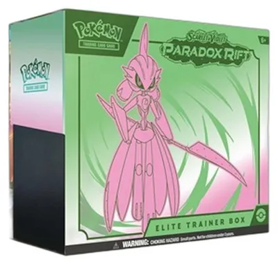 Produktbild von Pokemon Paradox Rift Iron Valiant Elite Trainer Box