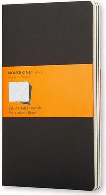 Image de Moleskine 9788883704956 MOLESKINE Cahier de notes Cahier, L/A5, ligné, carton, noir