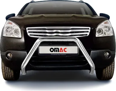 Produktbild von Frontbügel Frontschutzbügel für Nissan Qashqai 2007-2010 mit ABE Stahl Silber