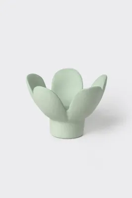 Produktbild von Räder Kerzenhalter Blume grün 8x8x5,5cm