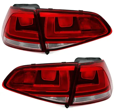 Für VW Golf 7 VII 5G Limo 2012-2017 Rückleuchten Heckleuchten Dunkelrot in der Farbe rot von AD TUNING GmbH & Co. KG