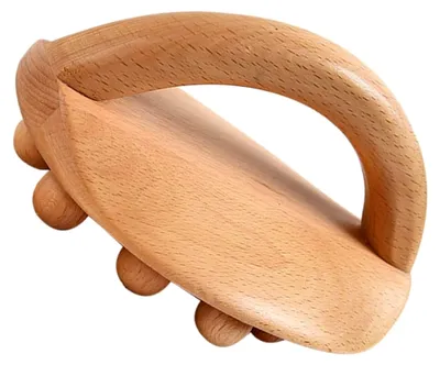Produktbild von Holz Akupressur Massagegerät für Ganzkörpermassage und Cellulitebehandlung