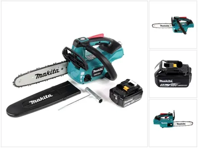 Obrázok produktu pre Akumulátorová reťazová píla Makita DUC 254 T1 18 V 25 cm bez kefiek + 1x akumulátor 5,0 Ah - bez nabíjačky