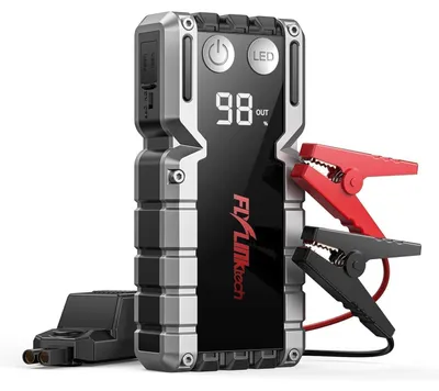 Produktbild von Auto Starthilfe Powerbank 7000A Spitzstrom LCD-Display 18000mAh USB Schnellladung 3.0 LED-Taschenlampe