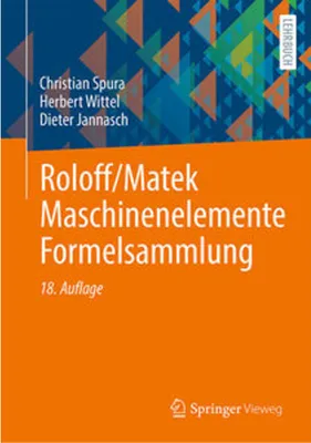 Obrázek produktu pro Roloff/Matek Maschinenelemente Formelsammlung