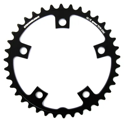 Produktbild von Stronglight Kettenblatt Shimano 9/10s 38t / Ø 110 mm schwarz
