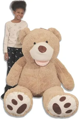 Produktbild von Riesiges Plüschtier Teddybär Pouf 200 cm, Beige