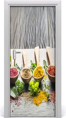 Produktbild von Tulup Türaufkleber 85x205 cm Dekorative Aufkleber Selbstklebend Wasserdichte Tapete Abnehmbar Schlafzimmer Wohnzimmer Wohnkultur - GEWüRZE