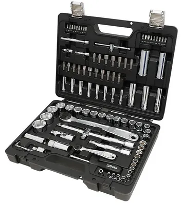 Produktbild von Beta 98-teiliges Sechskant-Steckschlüssel-Set mit 1/4 und 1/2 Zoll im Koffer