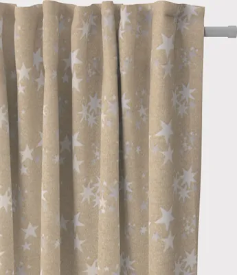 Produktbild von SCHÖNER LEBEN. Vorhang mit Smok-Schlaufenband Sterne gold beige 245cm