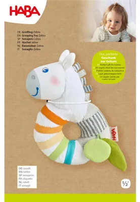 Obrázek produktu pro HABA Babywelt úchopová hračka zebra 2012339001