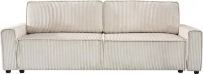 Immagine prodotto di Divano letto in velluto a coste "Montaigne" - 3 posti - Beige
