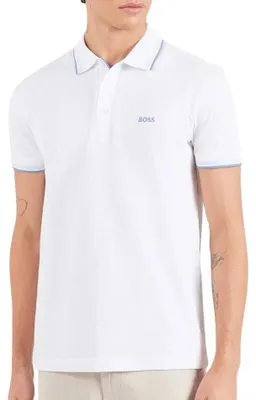 Produktbild von Poloshirt BOSS Green Paddy Regular Fit weiß 3 Knöpfe