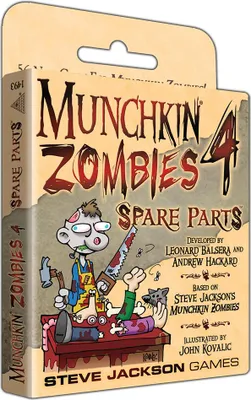 Zdjęcie produktu dla Munchkin Zombies 4 Części Zamienne - Rozszerzenie do gry karcianej - Edycja ENG