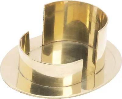 Produktbild von Kerzenhalter Kerzenständer Oval Gold Glanz Hochzeitskerzen Taufe Kommunion Deko