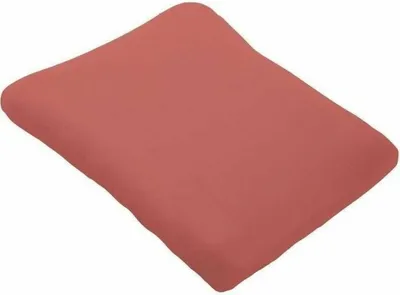 Productafbeelding van Terry cloth changing mat cover - Terracotta - 50 x 75 cm