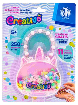 Produktbild von ASTRA Creativo 7384 Einhorn-Perlen-Set