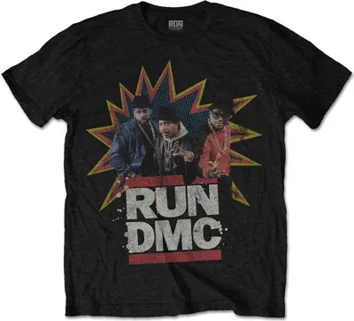Produktbild von Run DMC T-Shirt POW! Uni Black 2XL