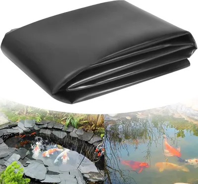 Obrázek produktu pro Folie do jezírek HDPE, tloušťka 0,5 mm, rozměry 3 x 4 metry, vhodná pro zahradní jezírka a vodní zahrady