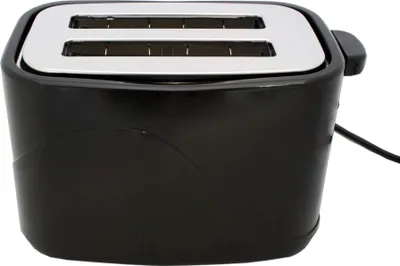 Produktbild von Toaster 700 Watt schwarz mit Aufsatz Scheibentoaster Toast