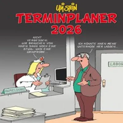 Produktbild von Uli Stein Terminplaner 2026: Taschenkalender