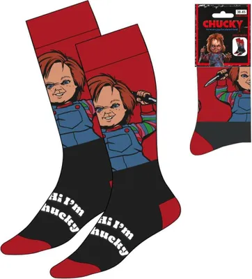 Image de Skarpety Chucky z filmu "Lalka" - rozmiar 38-45, oficjalna licencja