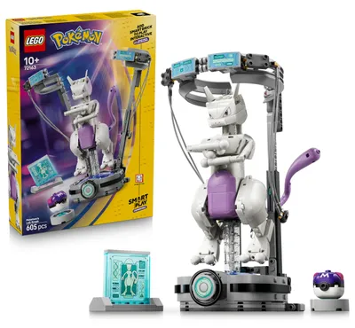 Immagine prodotto di LEGO SMART Play™: Mewtwo fugge dal laboratorio, set da costruzione, adatto a bambini dai 10 anni in su, materiale: plastica, 605 pezzi, peso: 867 g
