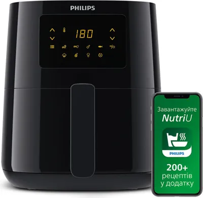 Image de Philips Essential HD9252/90 Friteuse à air chaud 4,1 l 1400 W noir